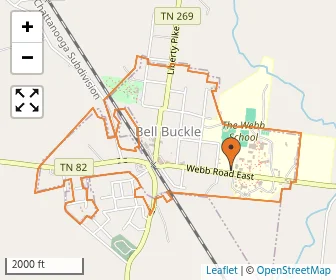 Area schools map